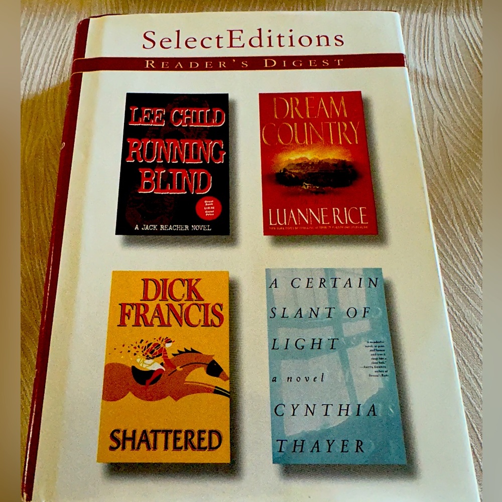 Readers Digest: Select Editions (Running Blind Dream Country shattered ect guc